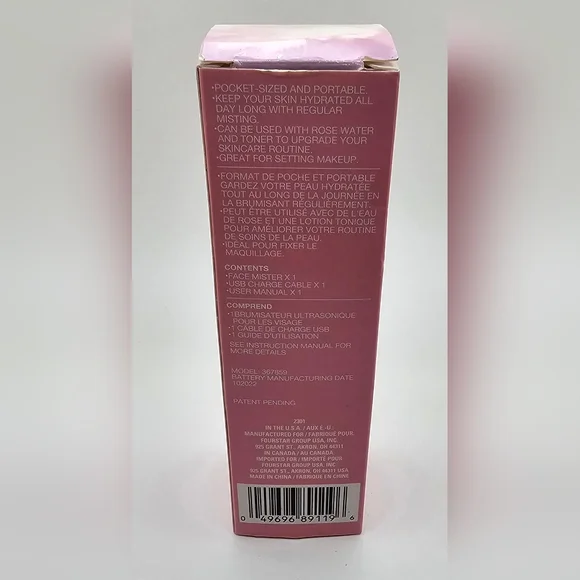 b.pure Ultrasonic Face Mister Glow on the Go Instant Dewy Skin - Picture 3 of 5